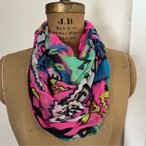 2/$20 Aztek Print Infinity Scarf